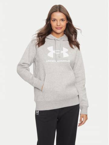 Under Armour Світшот Ua Rival Fleece Big Logo 1379501 Сірий Loose Fit Under Armour Світшот Ua Rival Fleece Big Logo 1379501 Сірий Loose Fit