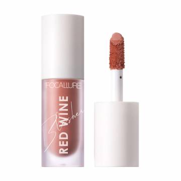 Жидкие румяна для лица Focallure Hangover Red Wine Liquid Blusher 02 Sherry, 5 г Жидкие румяна для лица Focallure Hangover Red Wine Liquid Blusher 02 Sherry, 5 г