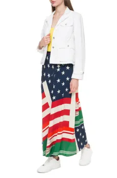 Женская белая джинсовая куртка Белый 6 Polo Ralph Lauren 211742365001