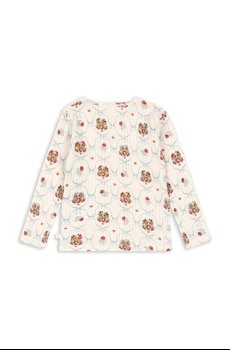 Хлопковый детский лонгслив Konges Sløjd MINNIE BLOUSE GOTS