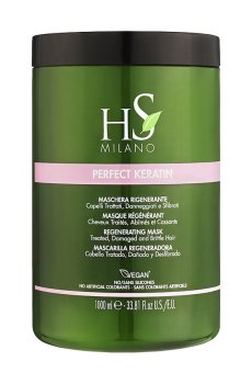 Маска для волос HS Milano Perfect Keratin Mask с кератином для ломких волос, 1 л