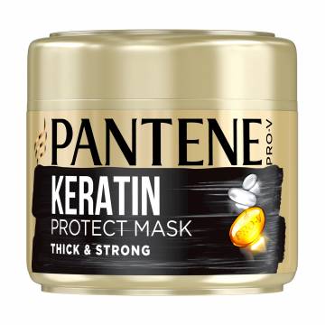 Маска для волос с кератином Pantene Pro-V Thick & Strong Густые и крепкие, 300 мл Маска для волос с кератином Pantene Pro-V Thick & Strong Густые и крепкие, 300 мл