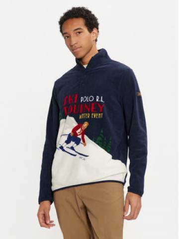 Polo Ralph Lauren Флісовий реглан 710952219001 Cиній Regular Fit Polo Ralph Lauren Флісовий реглан 710952219001 Cиній Regular Fit