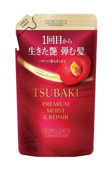 Увлажняющий кондиционер для волос Shiseido Tsubaki Premium Moist & Repair Conditioner, 300 мл (дой-пак)