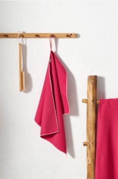 Швидковисихаючий рушник - яскраво-рожевий