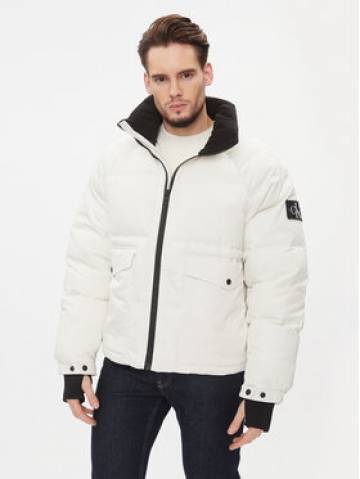 Calvin Klein Jeans Пуховик J30J324064 Білий Relaxed Fit Calvin Klein Jeans Пуховик J30J324064 Білий Relaxed Fit