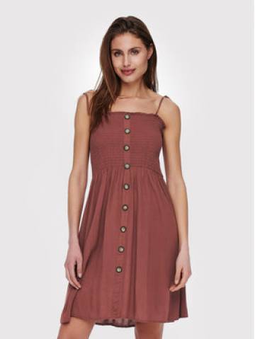 ONLY Літня сукня Annika 15193884 Коричневий Slim Fit ONLY Літня сукня Annika 15193884 Коричневий Slim Fit