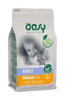 Сухой корм для кошек Oasy Lifestage Adult с курицей, 7.5 кг