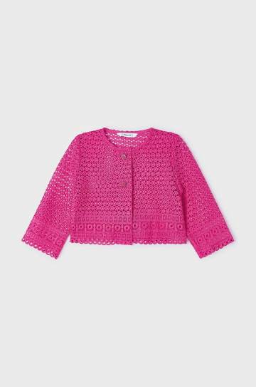 Пиджак Mayoral цвет розовый