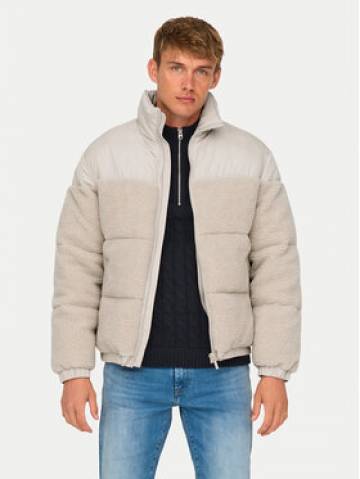 Only & Sons Пуховик 22030456 Бежевий Regular Fit Only & Sons Пуховик 22030456 Бежевий Regular Fit