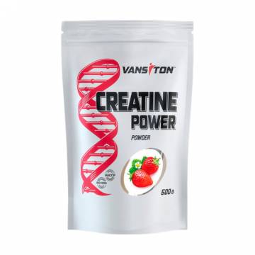 Креатин Vansiton Creatine Power Клубника в порошке, 500 г Креатин Vansiton Creatine Power Клубника в порошке, 500 г