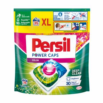 Капсулы для стирки Persil Power Caps Color Deep Clean, 35 стирок, 35 шт