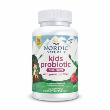 Пробиотик для детей Nordic Naturals Kids Probiotic Gummies со вкусом ягод, 60 жевательных конфет Пробиотик для детей Nordic Naturals Kids Probiotic Gummies со вкусом ягод, 60 жевательных конфет