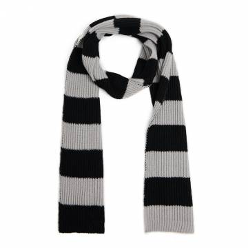 Cropp - Смугасте кашне - темно-сірий
