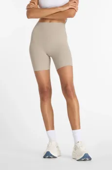 Женские бежевые велосипедки Ribbed Бежевый L New Balance WS53153ADS