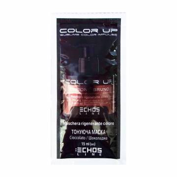 Тонирующая маска для волос Echosline Color Up Regenerating Color Mask шоколадная, 15 мл Тонирующая маска для волос Echosline Color Up Regenerating Color Mask шоколадная, 15 мл