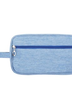 Мужская дорожная косметичка Cosmo Shop с ручкой, териленовая, водонепроницаемая, 25.5*15*9.5 см, голубая, 1 шт (LX-019C)