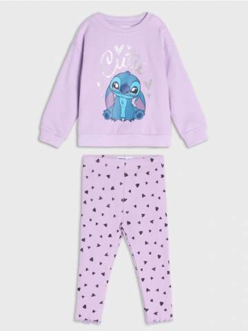 Трикотажний комплект Stich - Фіолетовий Трикотажний комплект Stich - Фіолетовий