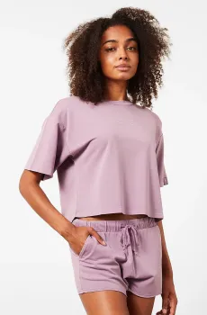 Женская сиреневая футболка CURT Сиреневый L Etam 6527693