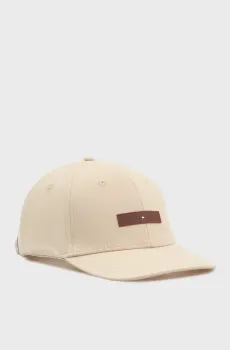 Мужская бежевая кепка FOUNDATION CANVAS 6 PANEL Бежевый ONESIZE Tommy Hilfiger AM0AM14119