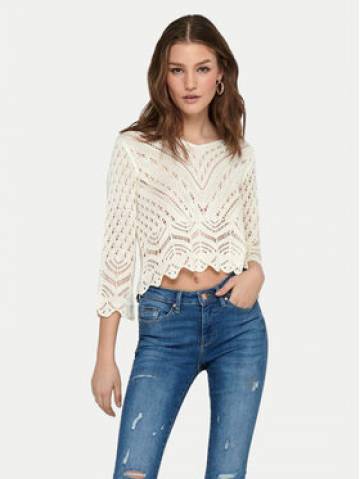 JDY Светр New Sun 15212788 Білий Regular Fit JDY Светр New Sun 15212788 Білий Regular Fit