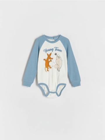 Reserved - BOYS` BODY SUIT - кремовий - 990BE-01X Reserved - BOYS` BODY SUIT - кремовий - 990BE-01X