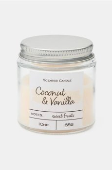 Ароматична свічка Coconut & Vanilla - нюдовий