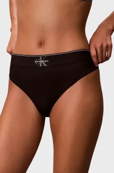 Женские черные трусики Черный S Calvin Klein LV00QF8813