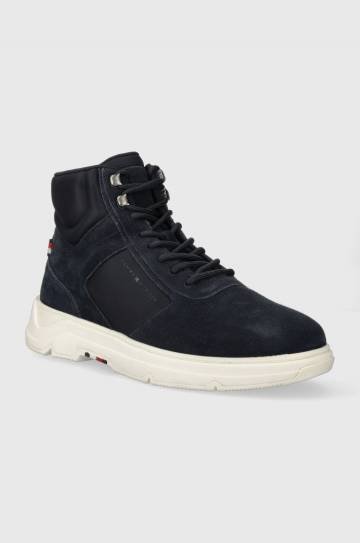 Кроссовки Tommy Hilfiger CORE MIX SUEDE HYBRID цвет синий FM0FM04596 Кроссовки Tommy Hilfiger CORE MIX SUEDE HYBRID цвет синий FM0FM04596