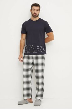 Хлопковая футболка Karl Lagerfeld