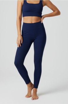 Безшовні спортивні легінси - темно-синій