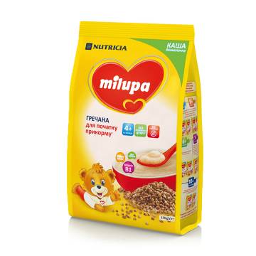 Детская безмолочная гречневая каша Milupa сухая, быстрорастворимая, от 4 месяцев, 170 г Детская безмолочная гречневая каша Milupa сухая, быстрорастворимая, от 4 месяцев, 170 г
