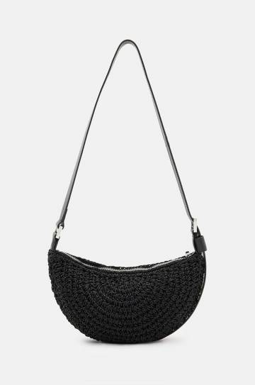 Сумочка AllSaints HALF MOON KNOT XBODY цвет чёрный W155XA Сумочка AllSaints HALF MOON KNOT XBODY цвет чёрный W155XA