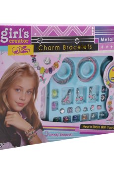 Детский игровой набор Girls Creator для создания шарм-браслетов, от 5 лет (7150362)