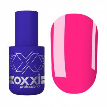 Гель-лак для ногтей Oxxi Professional 159 Яркий розовый, неоновый, 10 мл