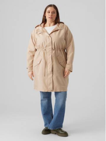 Vero Moda Curve Демісезонний плащ 10287156 Коричневий Regular Fit Vero Moda Curve Демісезонний плащ 10287156 Коричневий Regular Fit