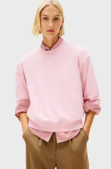 Женский розовый свитшот TERRY Розовый S Tommy Hilfiger WW0WW49418