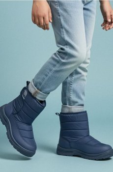 Чоботи для снігу - темно-синій