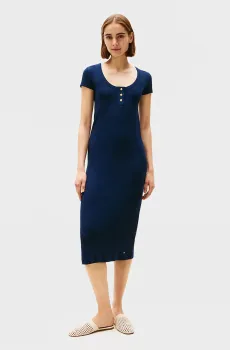 Женское темно-синее платье Синий L Tommy Hilfiger WW0WW43864