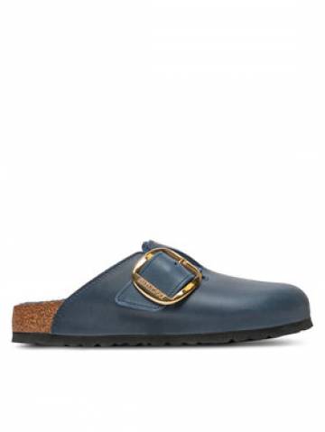 Birkenstock Шльопанці Boston Bb Shearling Leoi 1028014 Cиній Birkenstock Шльопанці Boston Bb Shearling Leoi 1028014 Cиній