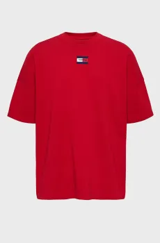 Мужская красная футболка TJCU ESSENTIAL TEE Красный S Tommy Jeans DM0DM18686