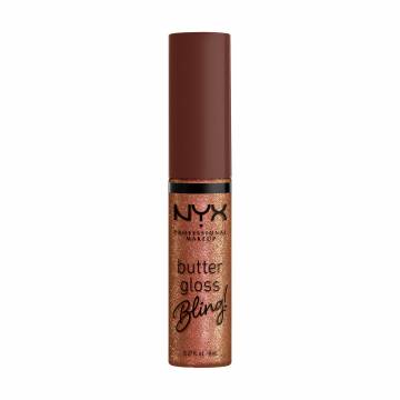 Увлажняющий блеск для губ NYX Professional Makeup Butter Gloss Bling 08 Hustla, 8 мл Увлажняющий блеск для губ NYX Professional Makeup Butter Gloss Bling 08 Hustla, 8 мл