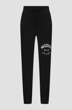 Женские черные брюки Черный S Moschino J0380.8700;3555