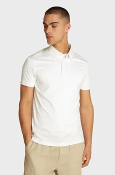Мужское белое поло DC MERCERIZED SLIM POLO Белый M Tommy Hilfiger MW0MW36662