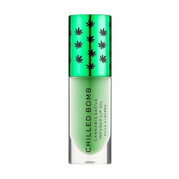 Масло для губ Makeup Revolution Good Vibes Chilled Bomb Lip Oil, 4.6 мл Масло для губ Makeup Revolution Good Vibes Chilled Bomb Lip Oil, 4.6 мл