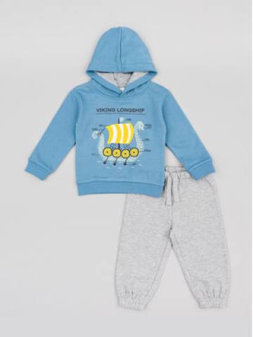 Zippy Спортивний костюм ZBBAP0601 23017 Голубий Regular Fit Zippy Спортивний костюм ZBBAP0601 23017 Голубий Regular Fit