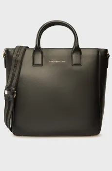 Женская черная сумка CASUAL TOTE Черный ONESIZE Tommy Hilfiger AW0AW17971