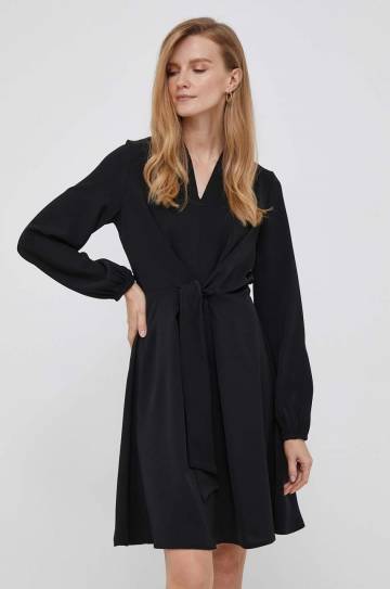 Платье Dkny цвет чёрный mini облегающее Платье Dkny цвет чёрный mini облегающее