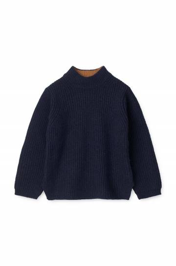 Детский шерстяной свитер Liewood цвет синий