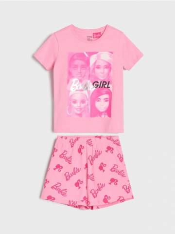 Піжамний комплект Barbie - пастельний рожевий Піжамний комплект Barbie - пастельний рожевий